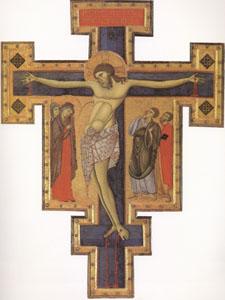 Master of san Francesco Painted Cross (mk05) France oil painting art